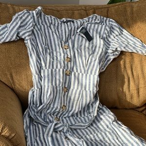 Abercrombie linen mini dress